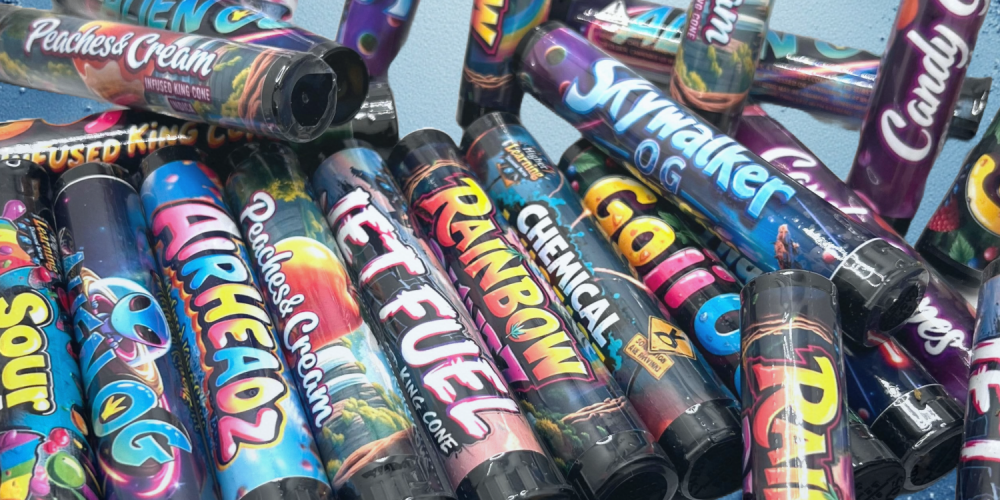 Higher Learning Diamond-Infused King Cones (Decal)